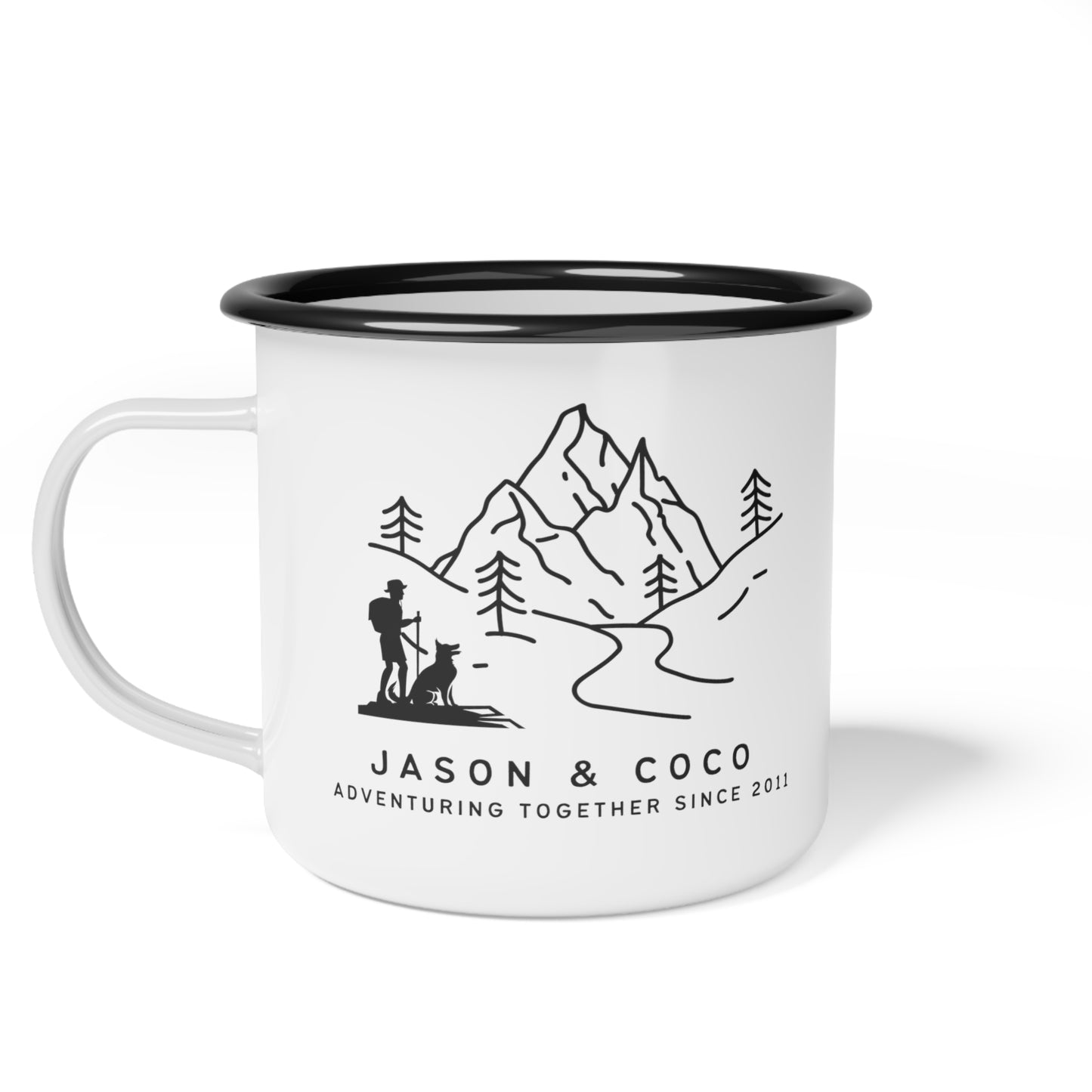 enamel camp cup