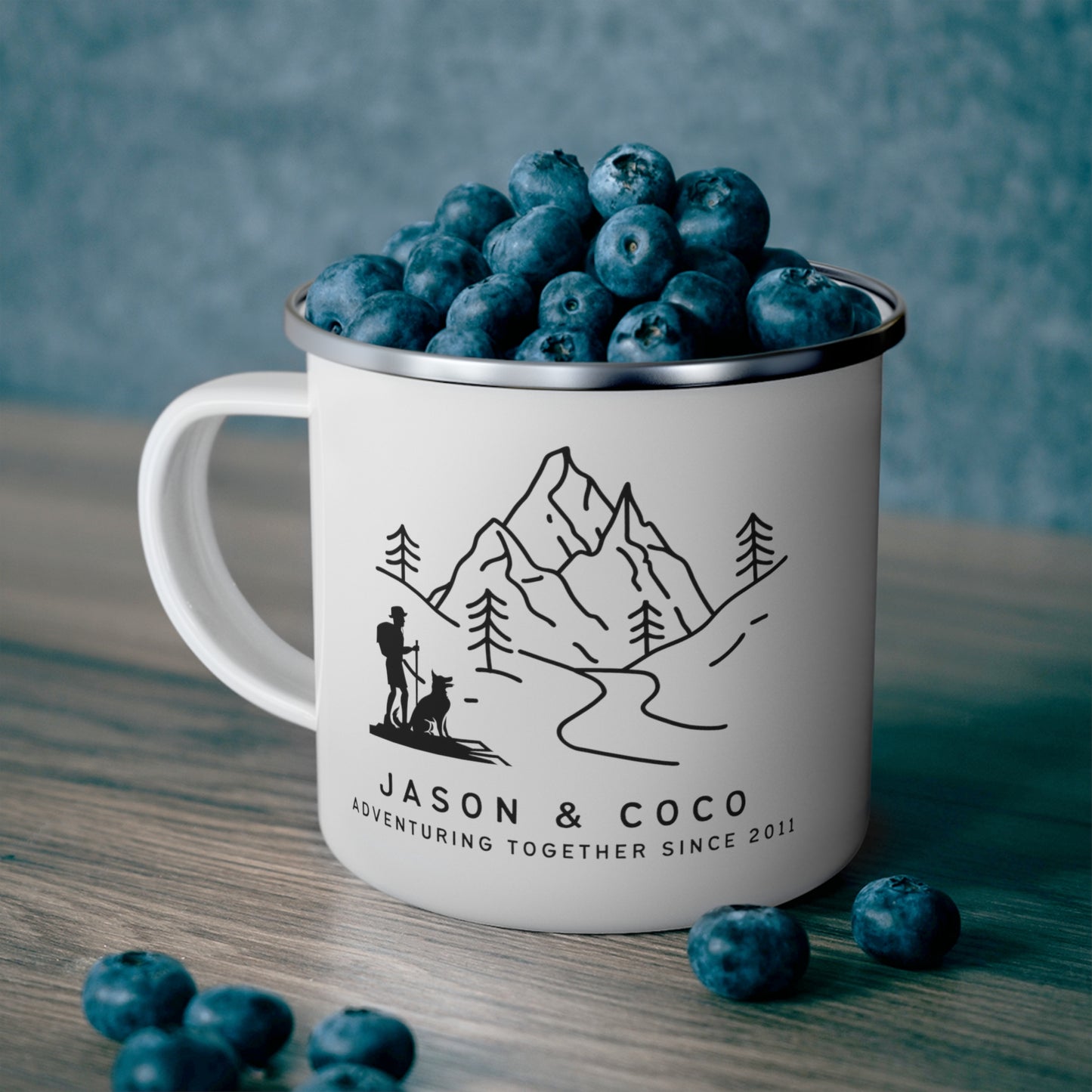 enamel camp cup