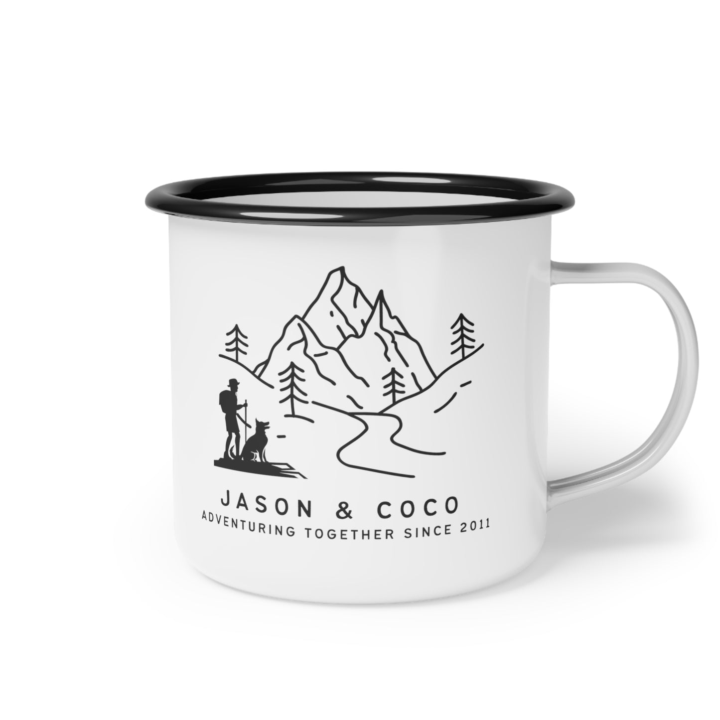 enamel camp cup