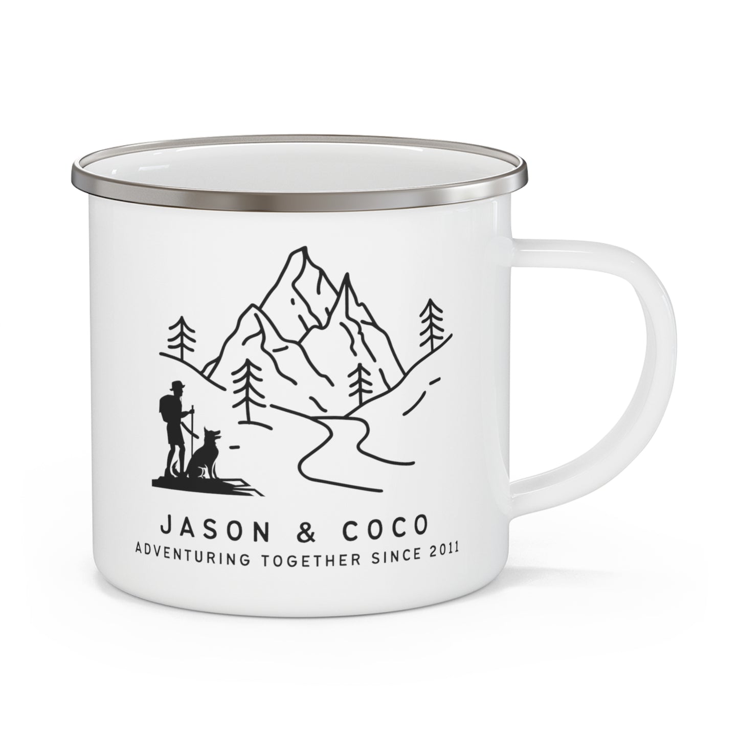 enamel camp cup
