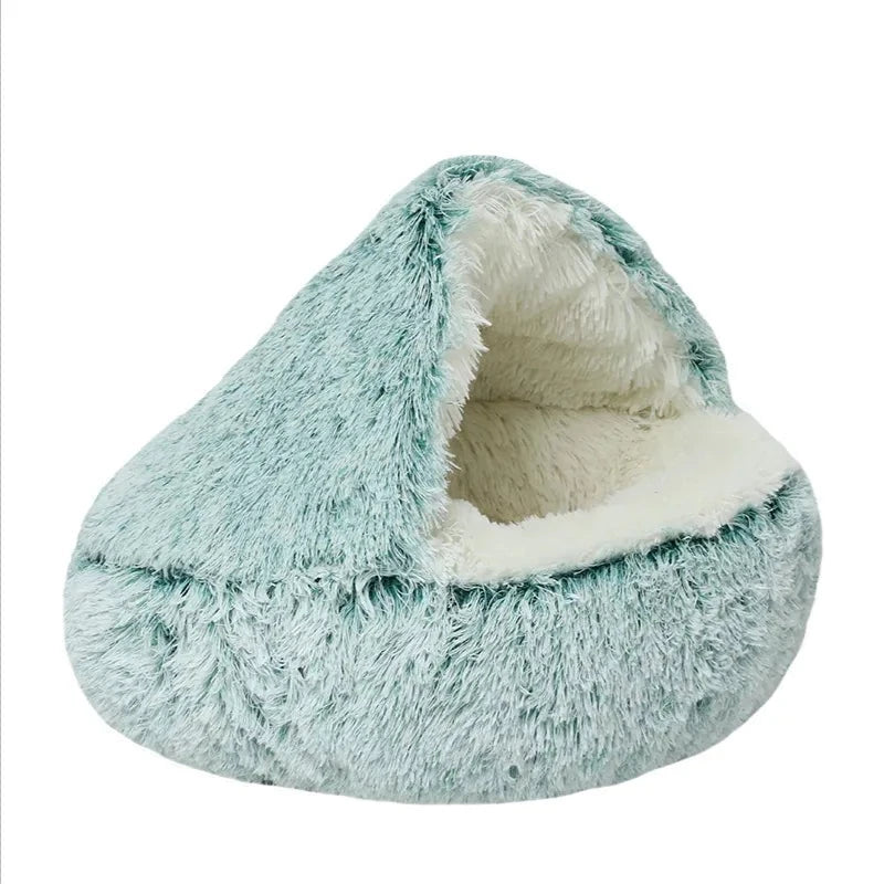 Cozy cave bed