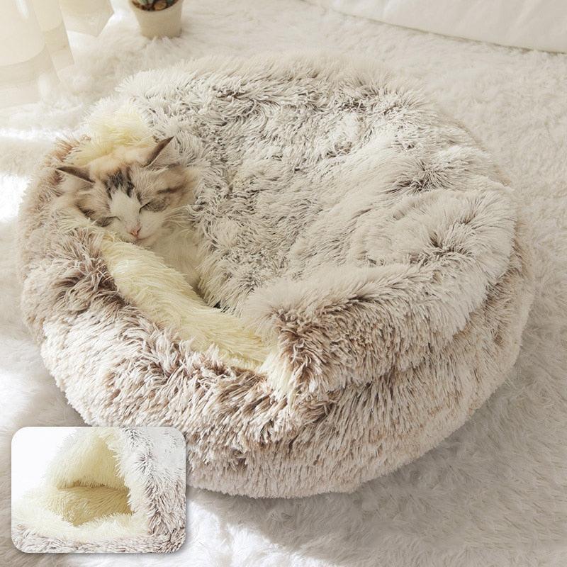 Cozy cave bed