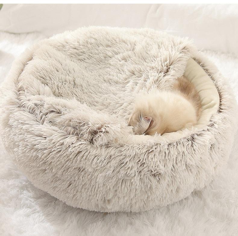 Cozy cave bed