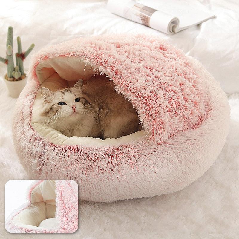 Cozy cave bed