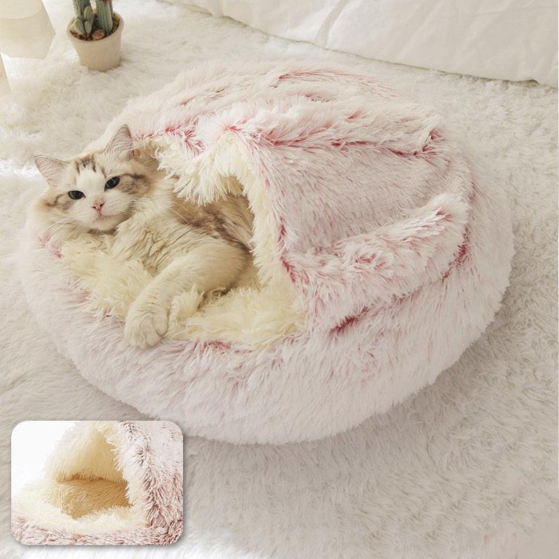 Cozy cave bed