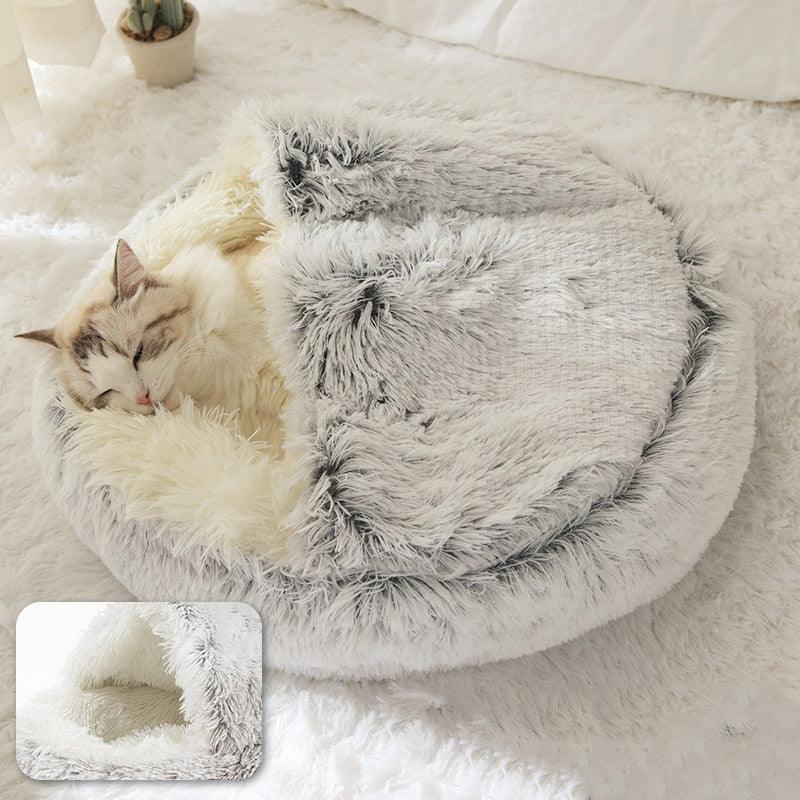 Cozy cave bed