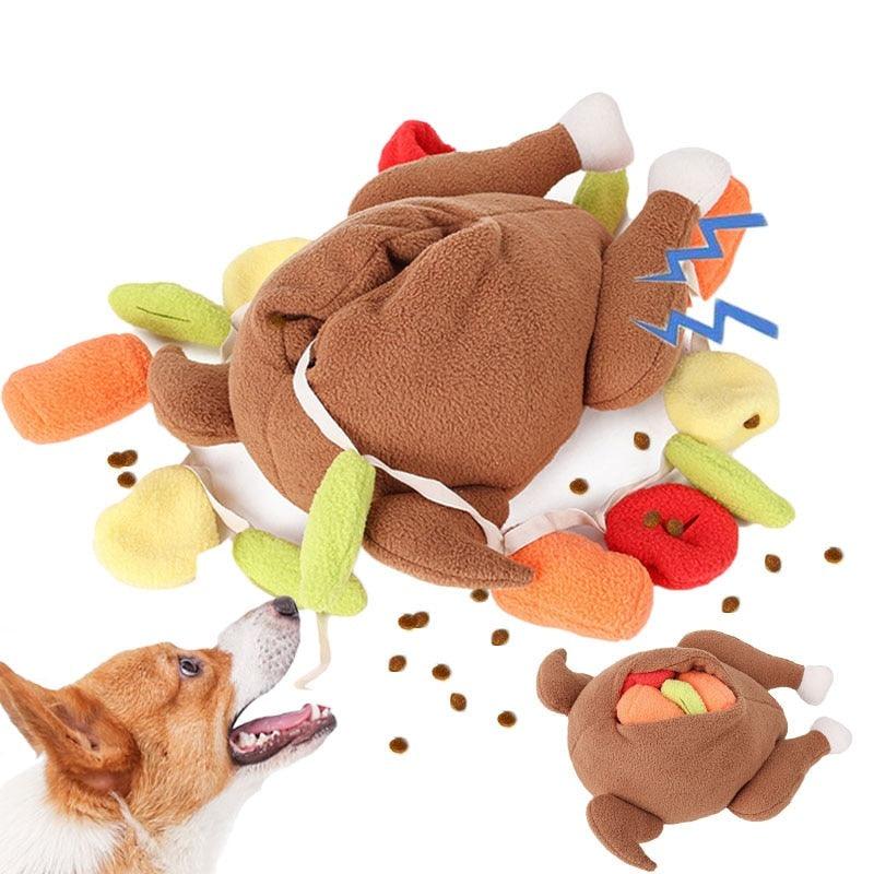 Turkey Interactive Nosework Dog Toy