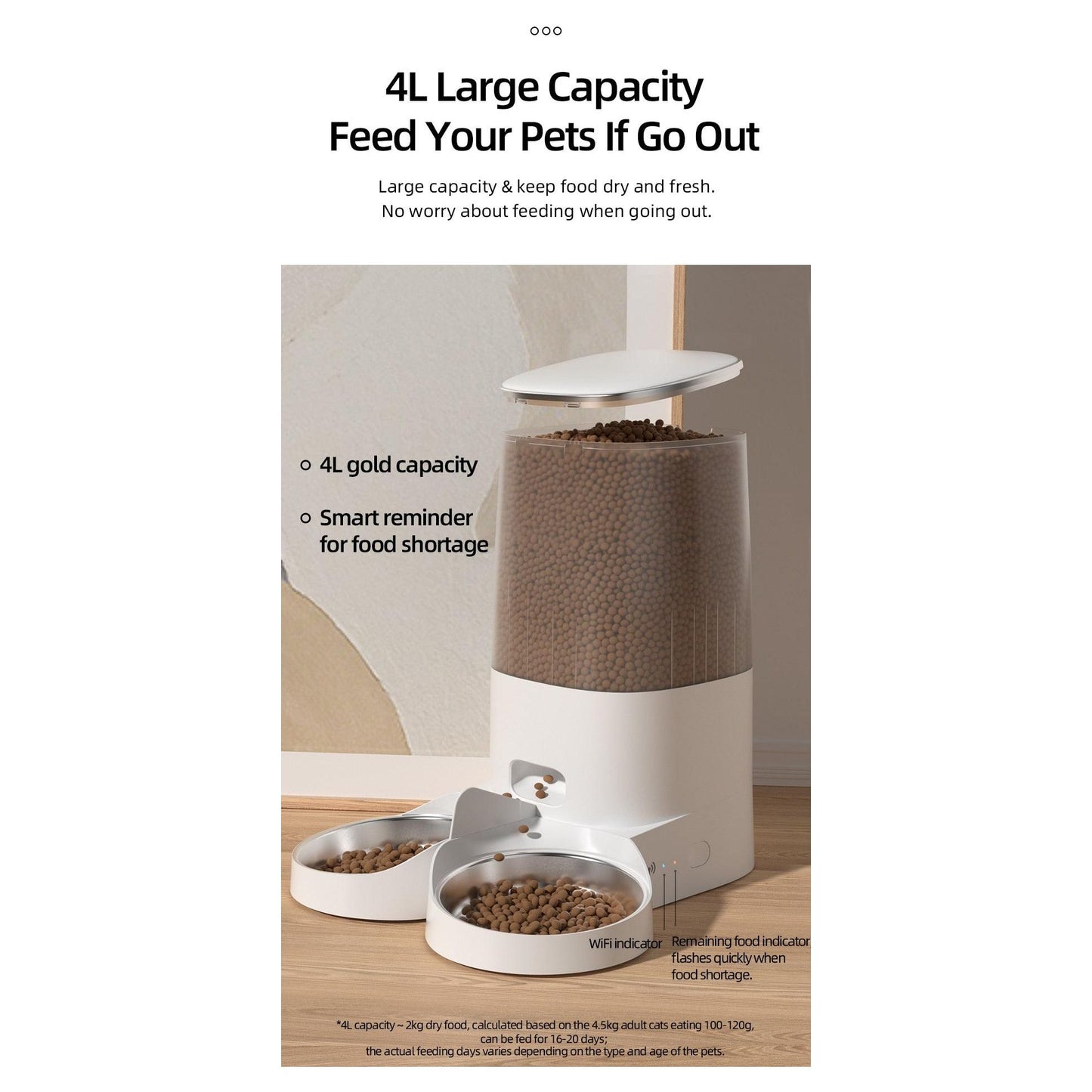 Automatic Pet Food Dispenser - karuna