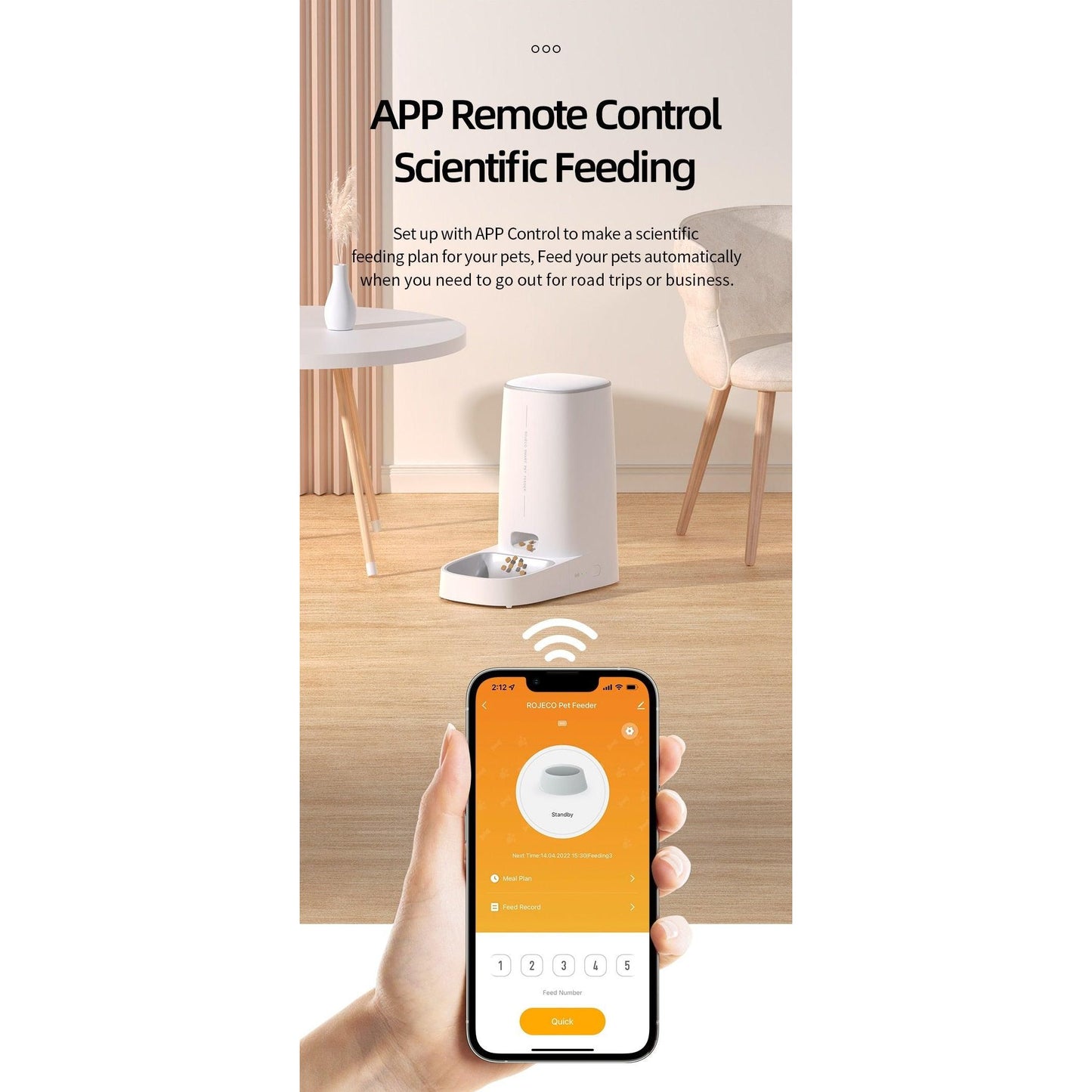 Automatic Pet Food Dispenser - karuna