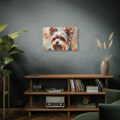 Yorkshire Terrier Oil Canvas Painting Print