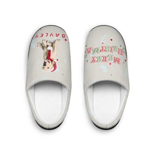 Personalized holiday Pet Slippers