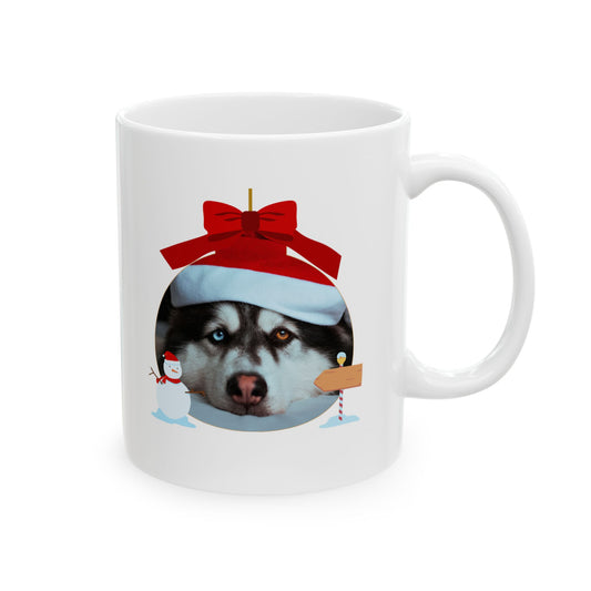 Personalized Pet Christmas Mug - Ceramic Mug