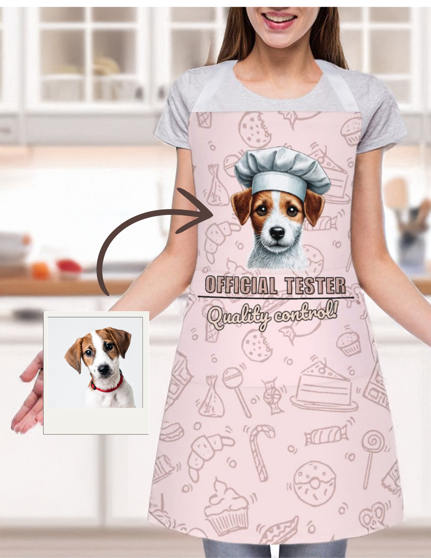 Custom Pet Apron – Personalized Kitchen Apron for Pet Lovers 🐶🐱