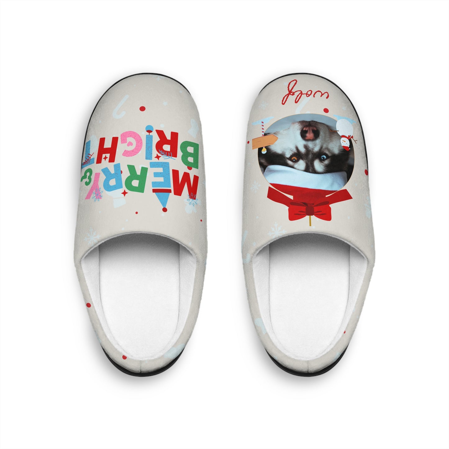 Personalized Christmas Pet Slippers