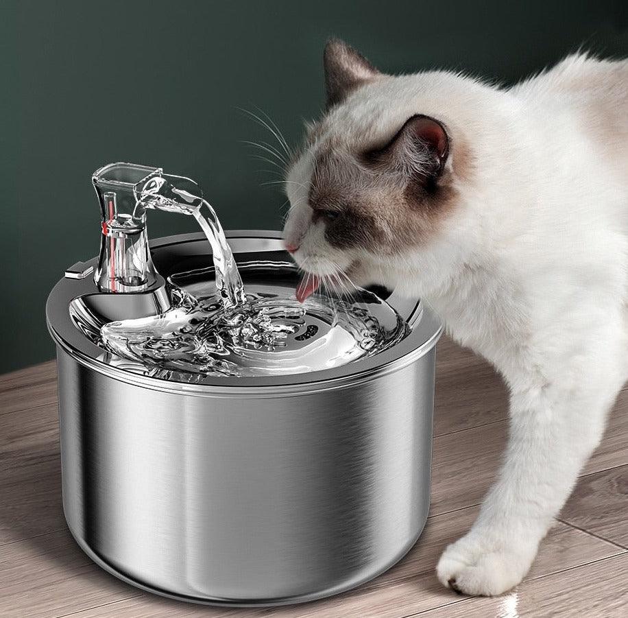 Stainless Steel Cat Water Fountain - karuna