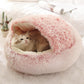 Cozy cave bed