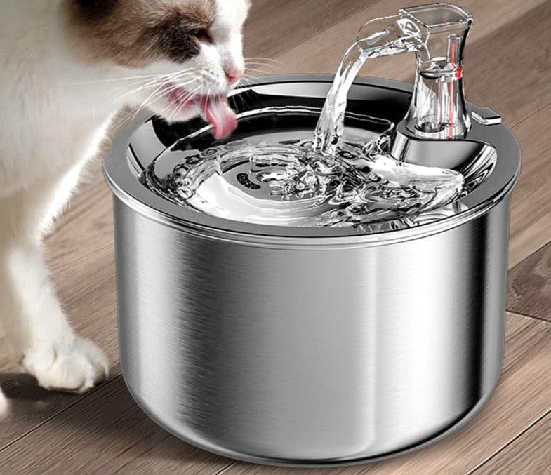 Stainless Steel Cat Water Fountain - karuna