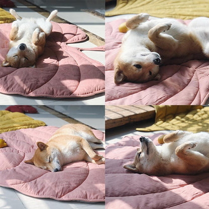 Leaf Shaped Dog Blanket - karuna