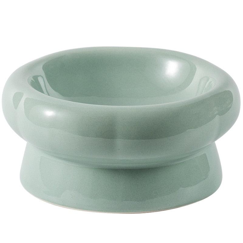 Elevated Ceramic Cat Bowls - karuna