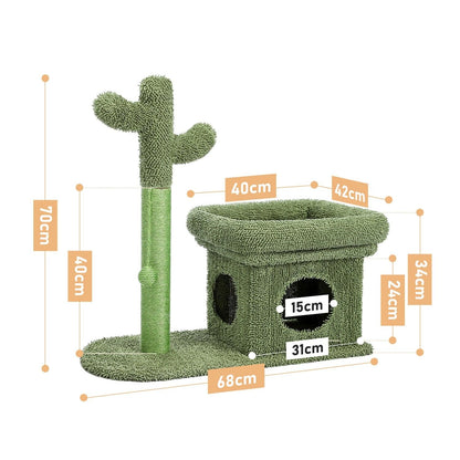 Cat Condo Scratching Post - karuna